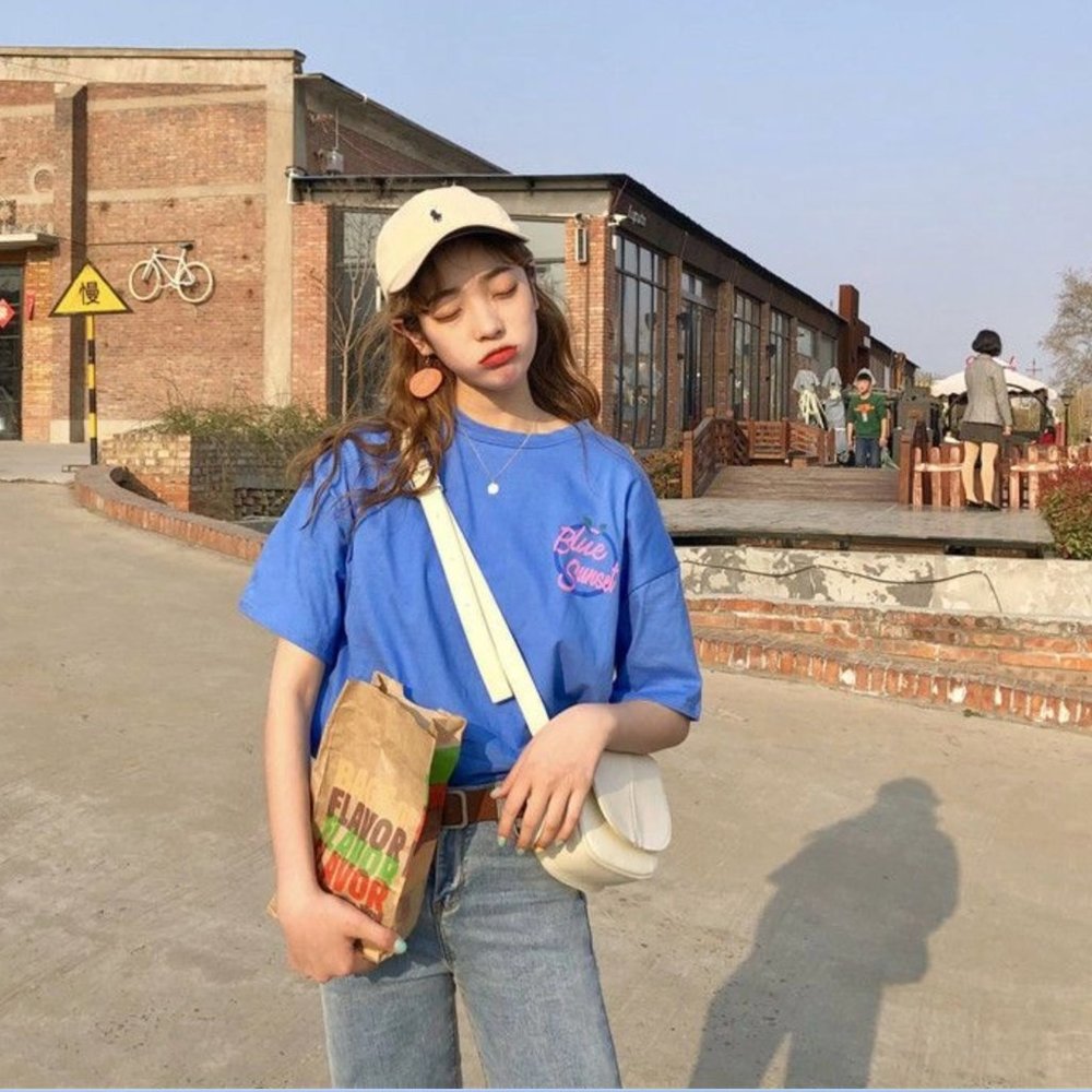 Maisee - Short-Sleeve Printed T-Shirt